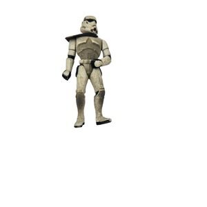 Vintage 1983 Kenner Star Wars Sandtrooper Figure w/‎ Orange Pauldron 3.75"